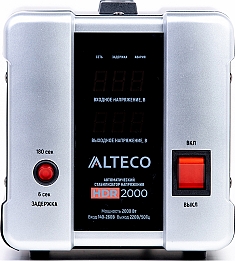 Автоматический стабилизатор напряжения Alteco HDR 2000 вид спереди