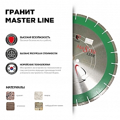 Характеристики и применение сегментного алмазного круга Diam Master Line 1A1RSS Гранит 400 мм