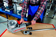 Использование электрического трубогиба Rothenberger Robend 3000 Basic Set