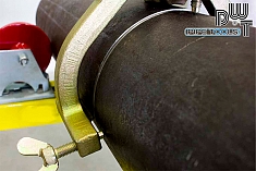 Использование наружнего центратора для сварки стальных труб DWT S25