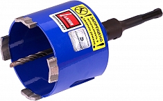 Коронка по бетону для розеток Distar CACC-W T-Бетон Magnet 82 мм с переходником М16 / SDS Plus и центровочным сверлом