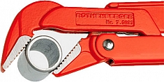 Применение газового ключа губки 45° Rothenberger 45°-1/2"
