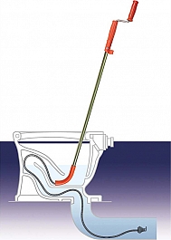 Применение прочистки унитаза General Pipe Cleaners Standard 6NKH