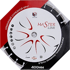 Упаковка сегментного алмазного круга Diam Master Line 1A1RSS Асфальт 400 мм