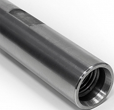 Внутренняя резьба стального удлинителя для алмазной коронки Diamaster Steel М22, 300 мм